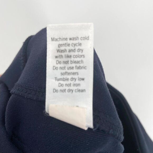 Athleta Front & Back Pocket Cropped Jeggings/Leggings Pants Navy Blue Size XS - Picture 11 of 12